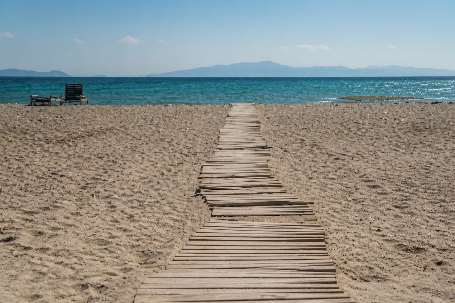 Pyrgaki Beach, a remote coastal destination accessible by car in Naxos