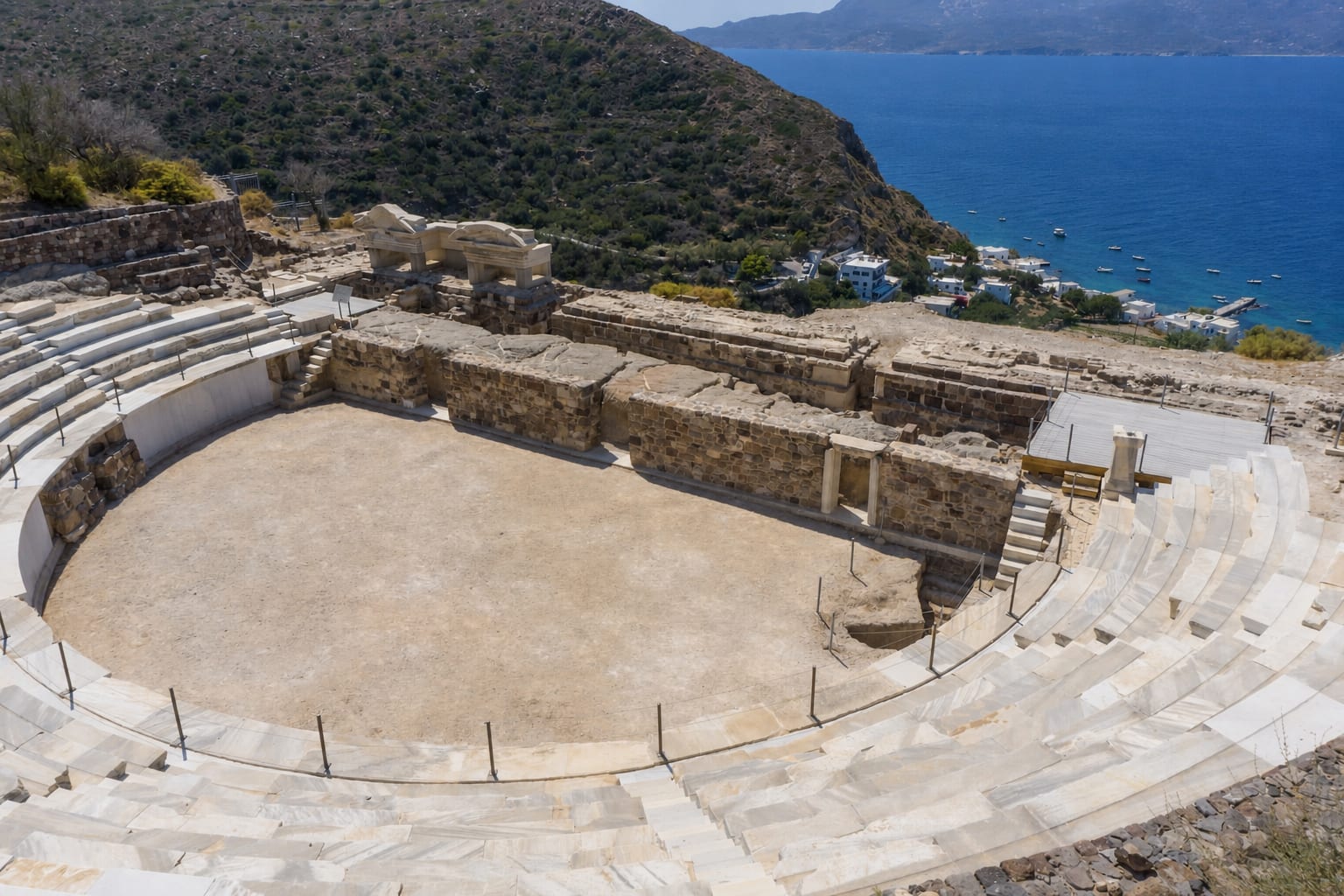 Ancient Theatre of Milos, a historic attraction on the island.