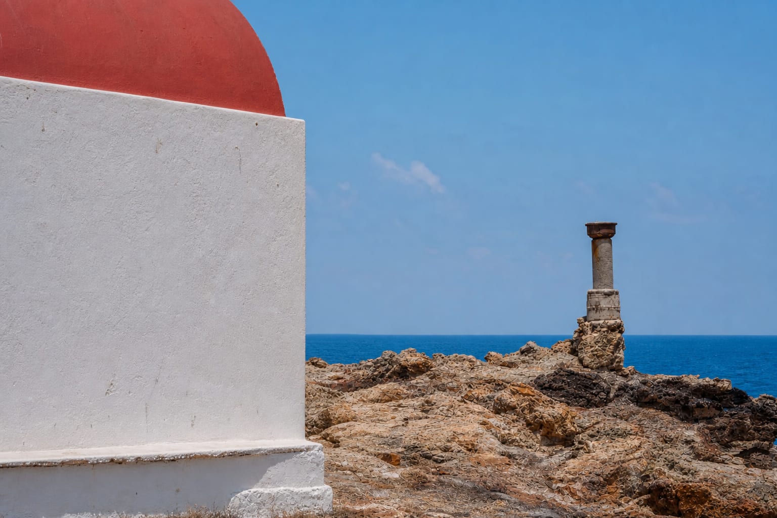 St. Nicholas Church in Mykonos, a small island religious landmark.