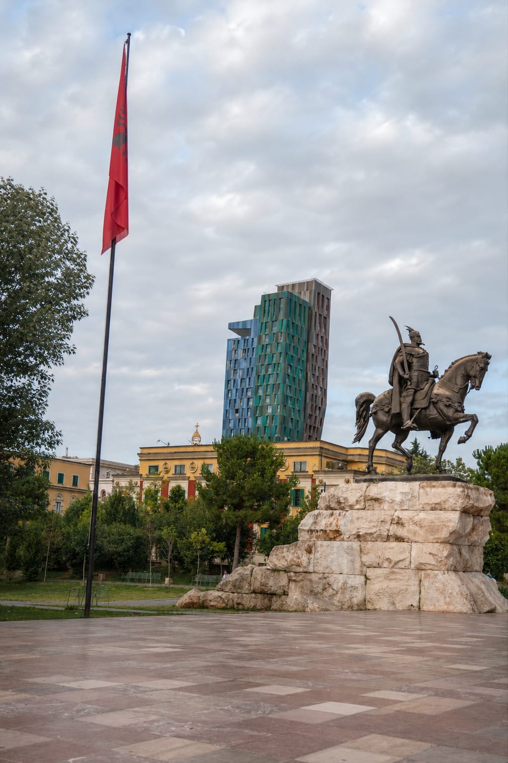 Scenic starting point for an Albania road trip itinerary