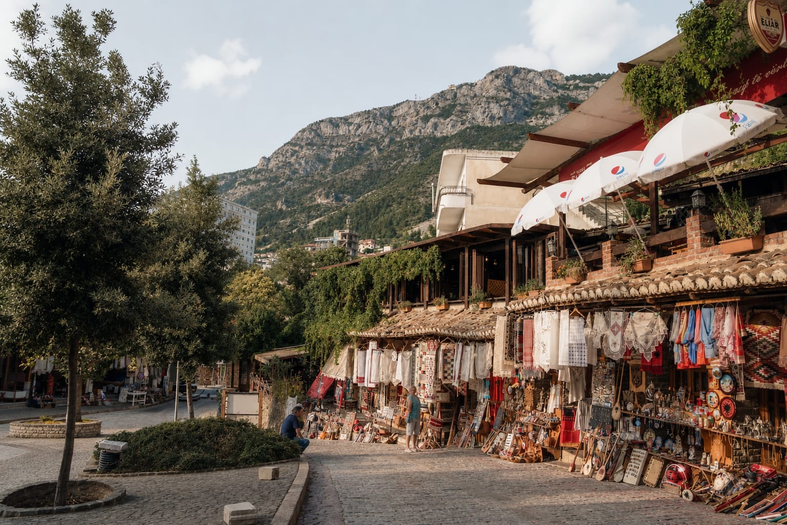 Kruje old town during a ten-day Albania travel itinerary