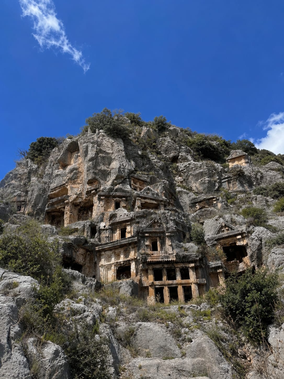 Ancient Lycian tombs