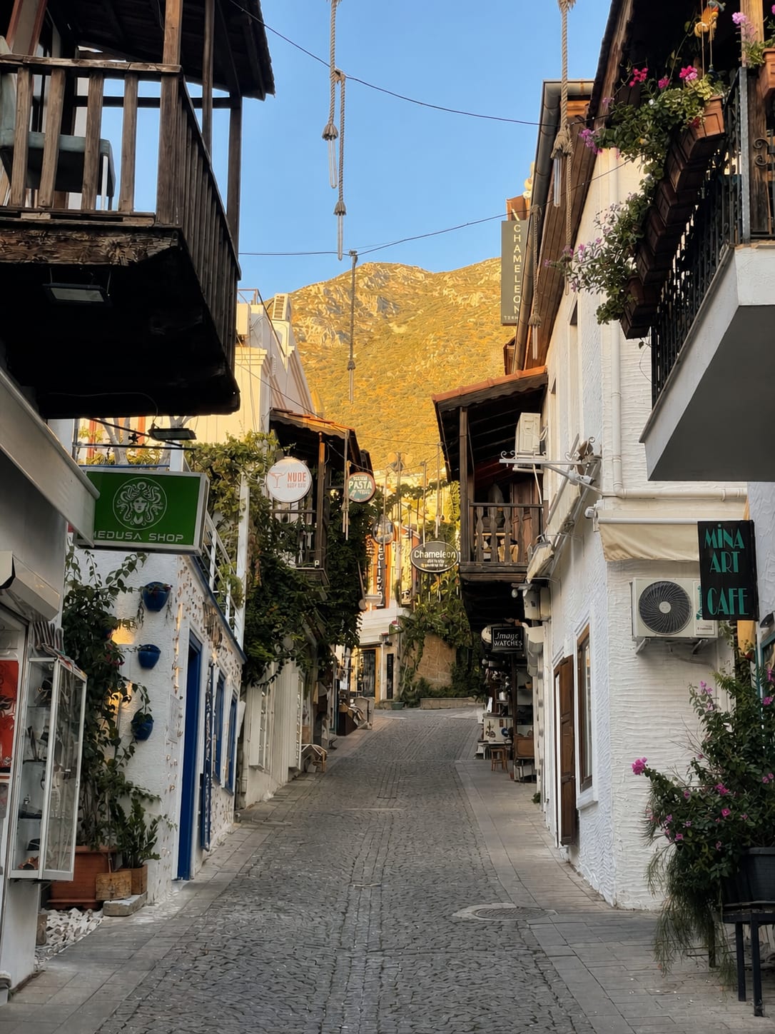 Cozy Kalkan streets.