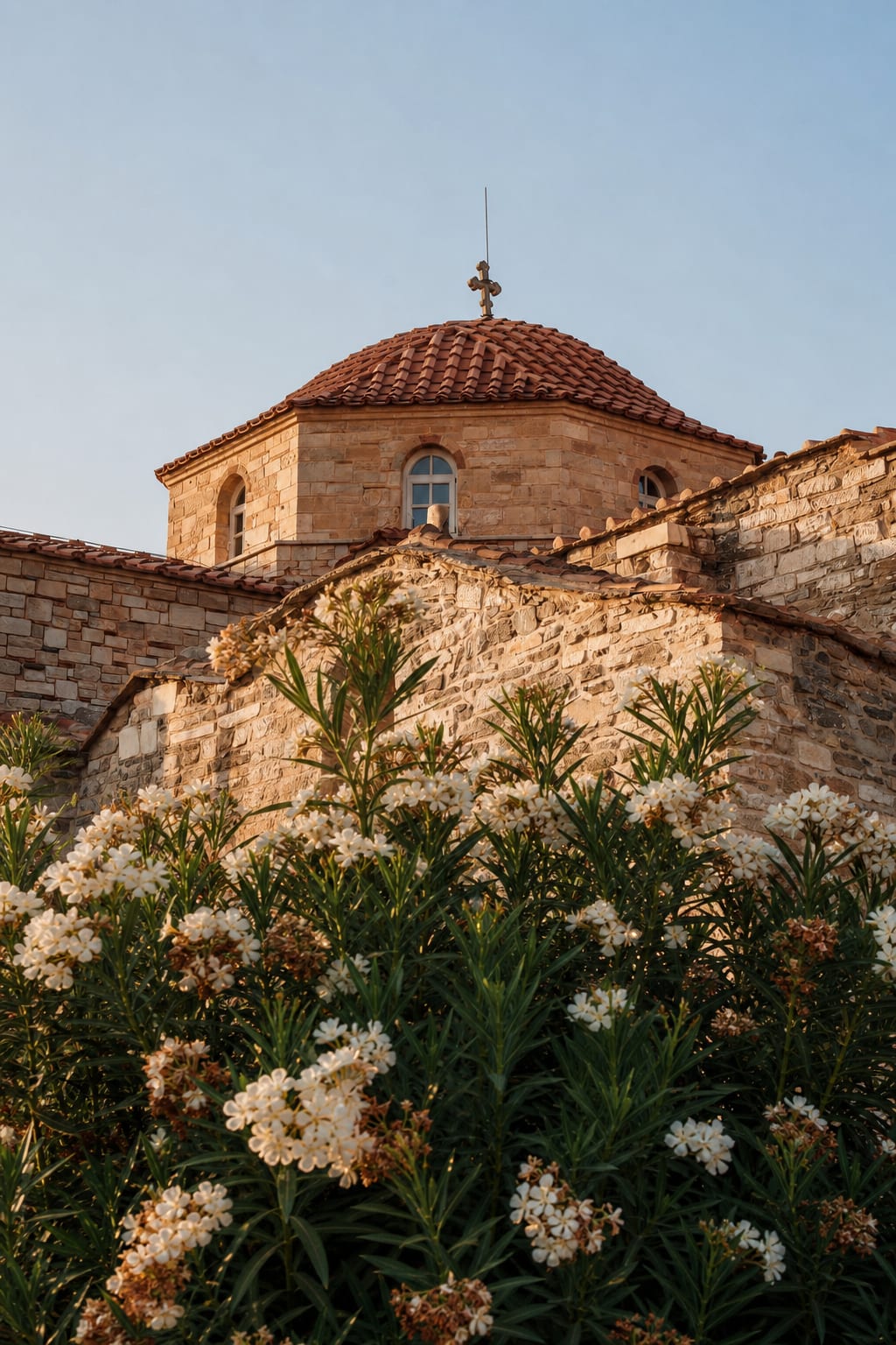 Panagia Ekatontapiliani Byzantine church in Parikia, Paros.