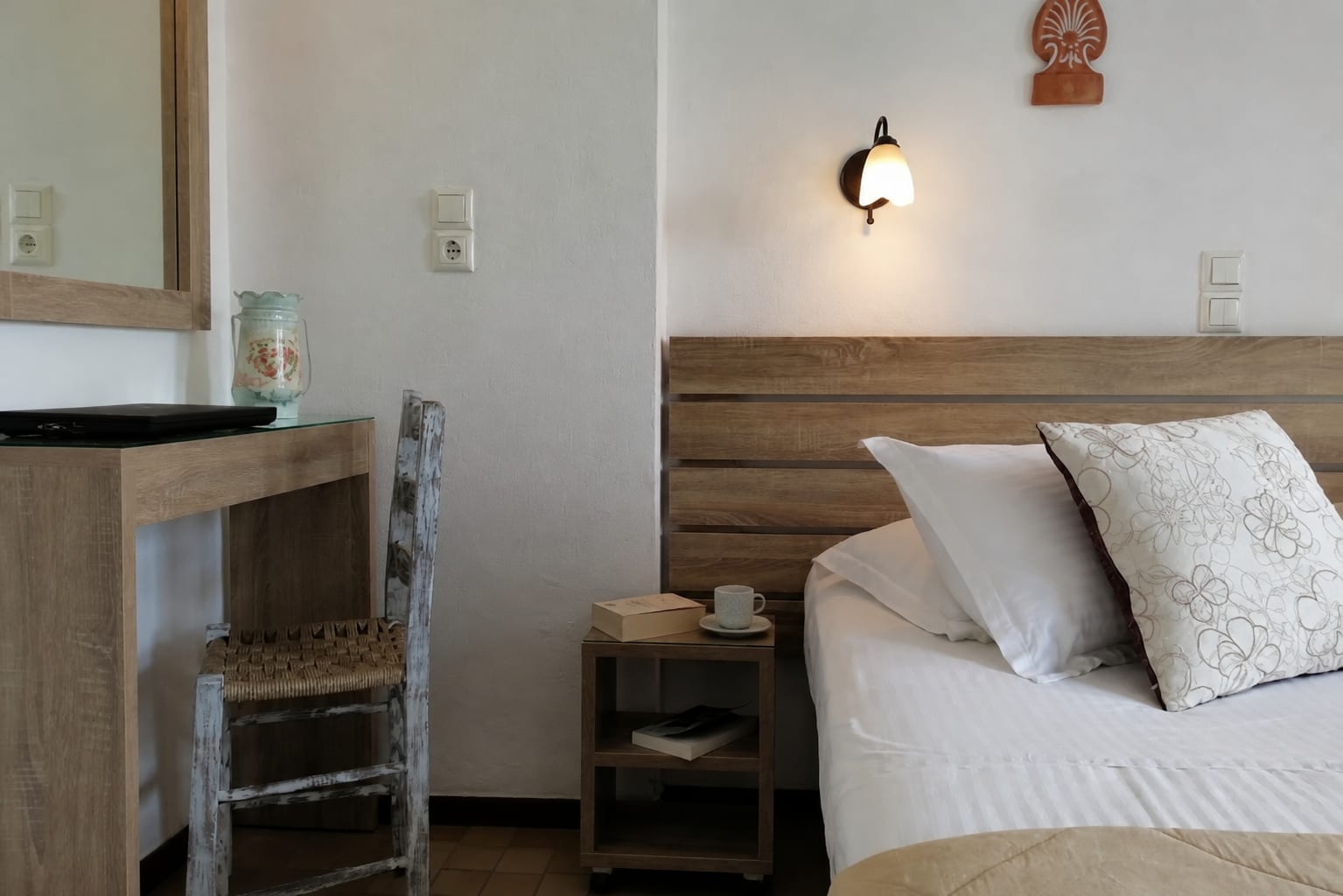 Christina Hotel accommodation in Naoussa on Paros island