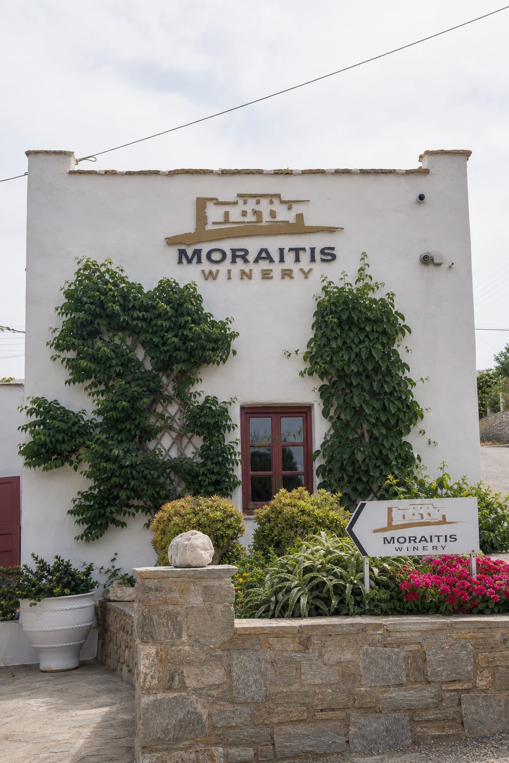 Winery in Naoussa on Paros island