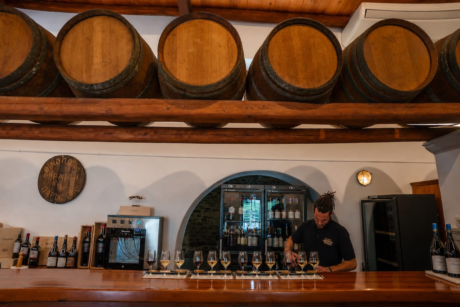 Moraitis Winery in Paros showcasing local wine culture