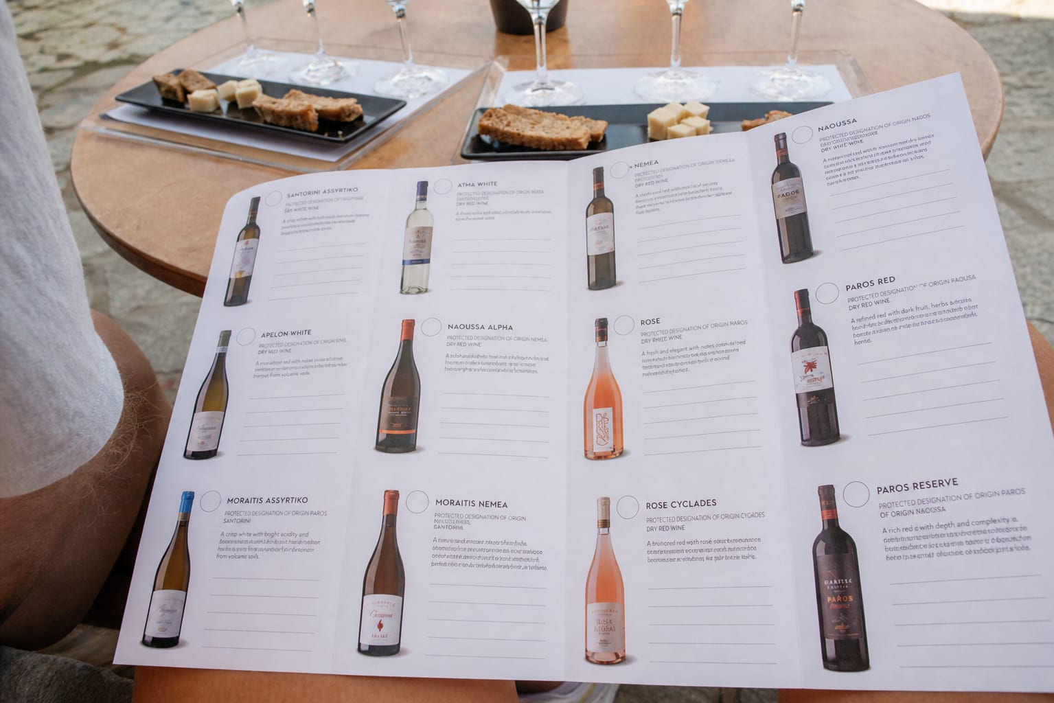 Moraitis wines produced on Paros island