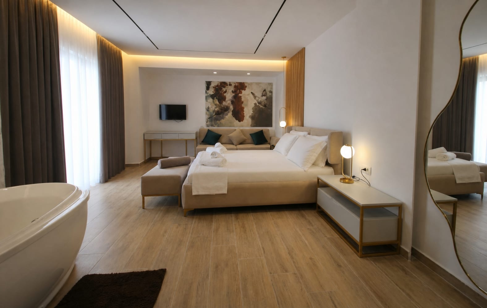 Julia Hotel accommodation in Sarandë, Albania.