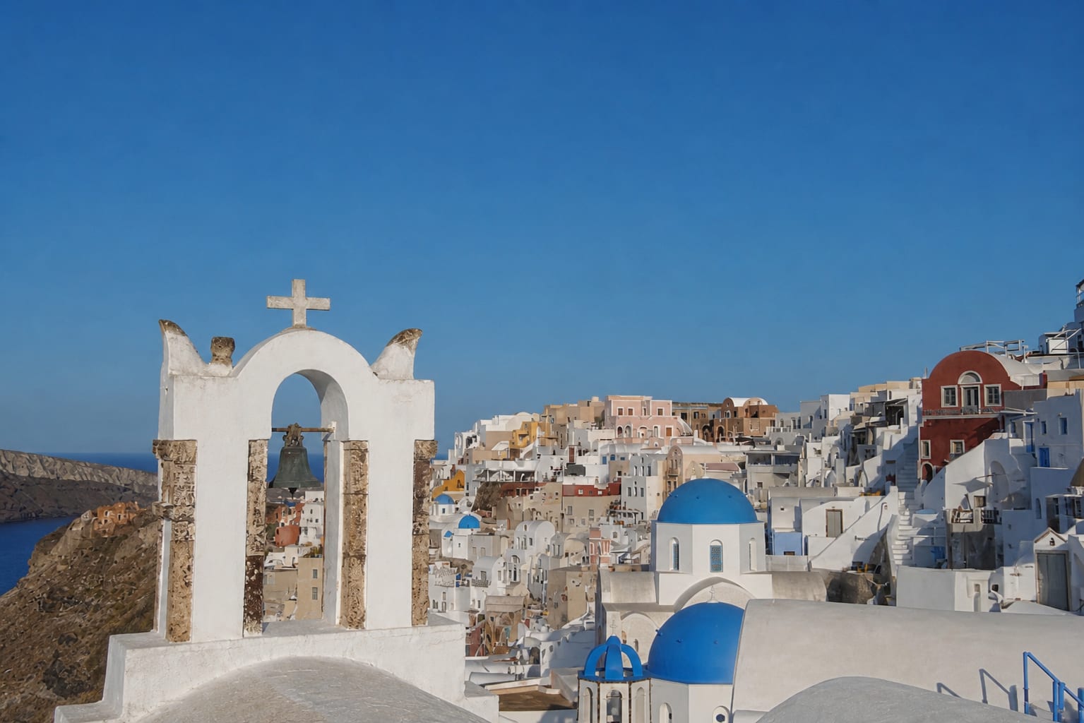 Car rental service on Santorini island.