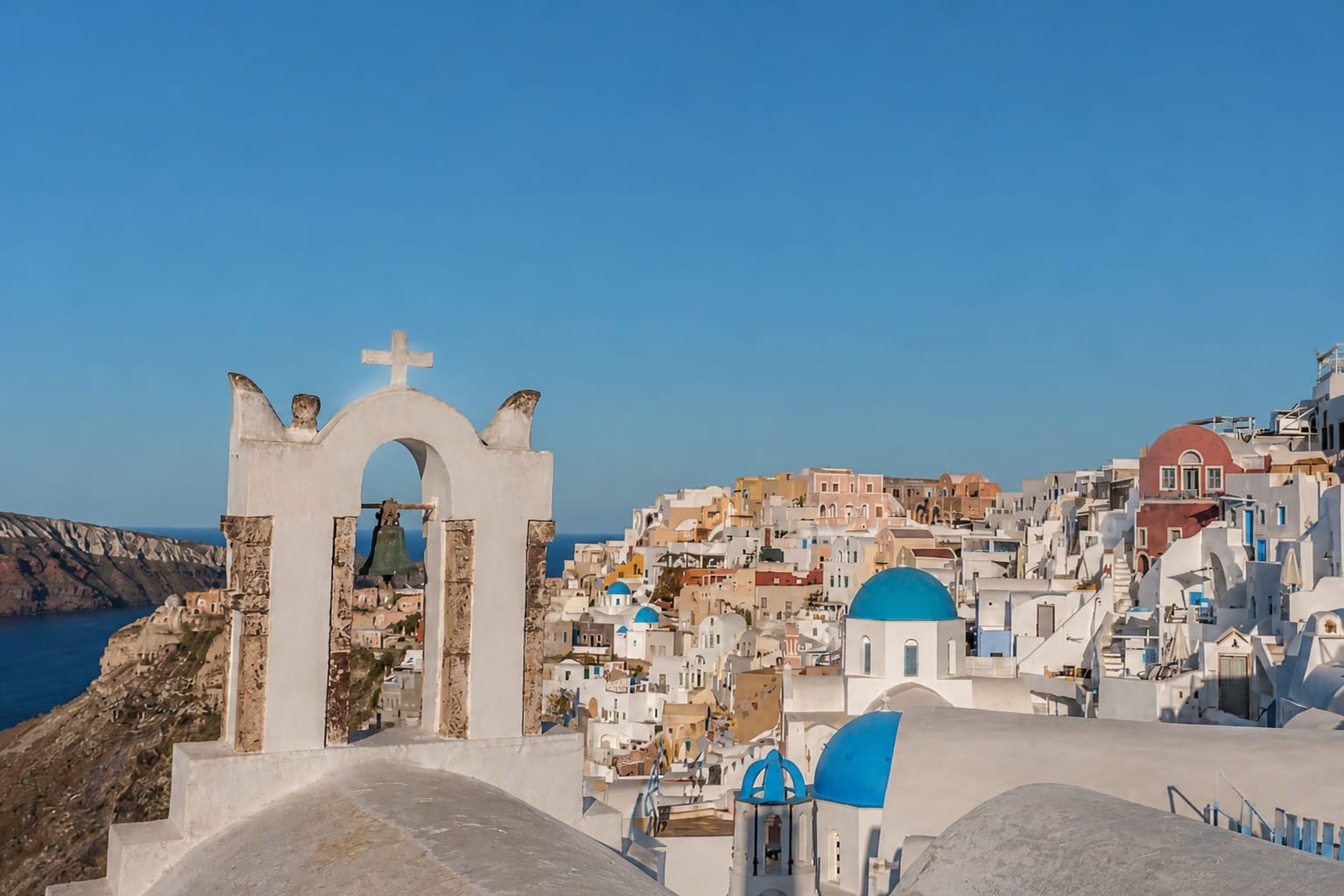 Scenic view of Oia, a must-see village on Santorini